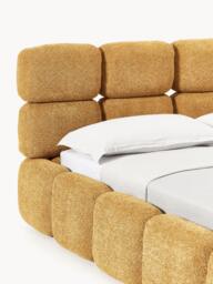Upholstered Teddy Bouclé Bed Tayla - thumbnail 6