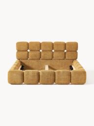 Upholstered Teddy Bouclé Bed Tayla - thumbnail 9