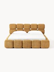 Upholstered Teddy Bouclé Bed Tayla - thumbnail 3
