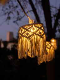 Solar LED Cotton Ball Fairy Lights Mykonos, 800 cm - thumbnail 2