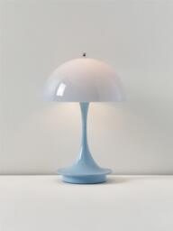 Small Portable LED Table Lamp Panthella 160, Design Verner Panton - thumbnail 2