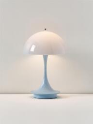 Small Portable LED Table Lamp Panthella 160, Design Verner Panton - thumbnail 4