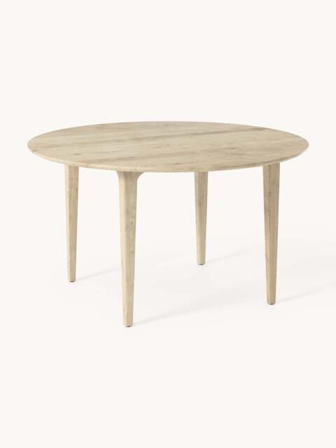 Round Oak Wood Dining Table Archie, various sizes - image 1