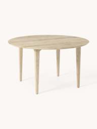 Round Oak Wood Dining Table Archie, various sizes