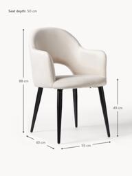 Velvet Armchair Rachel - thumbnail 8
