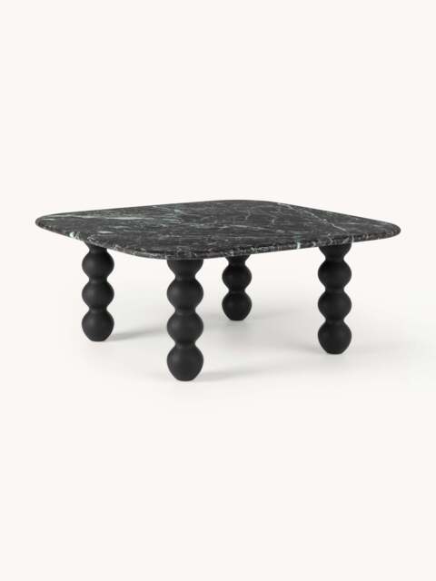 Marble Coffee Table Lyndi with Oak Legs - image 1