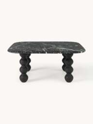 Marble Coffee Table Lyndi with Oak Legs - thumbnail 2