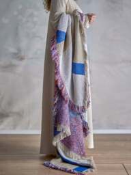 Reversible Throw Clarita with Fringes - thumbnail 2