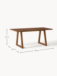 Oak Wood Dining Table Nik, in various sizes - thumbnail 6