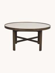 Round Oak Wood Coffee Table Marsden, Ø 90 cm - thumbnail 2
