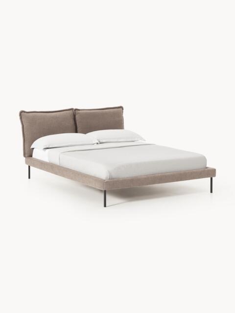 Upholstered Teddy Bouclé Bed Amelia