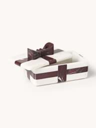Decorative Rosso Levanto Marble Christmas Box Cutemas, W 19 cm - thumbnail 3