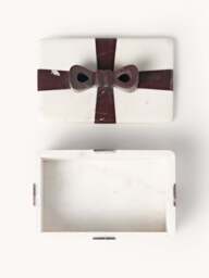 Decorative Rosso Levanto Marble Christmas Box Cutemas, W 19 cm - thumbnail 6