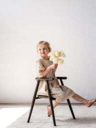 Kids Handmade Oak Wood Chair Storm - thumbnail 5