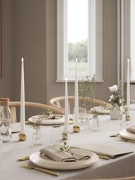 Handmade LED Dinner Candles Real Flame, H 28 cm, Set of 2 - thumbnail 2
