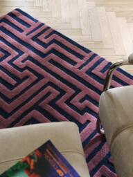 High-Low Wool Rug Monty, Hand-Tufted - thumbnail 2