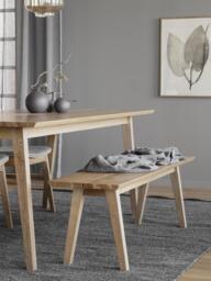 Oak Wood Bench Melfort - thumbnail 5