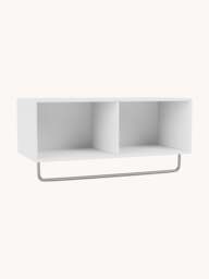 Wooden Wall Shelf Coat with Clothes Rack - thumbnail 1