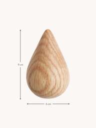 Wooden Wall Hooks Dropit, Set of 2 - thumbnail 2