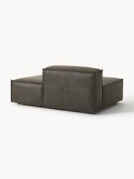 Leather Chaise Module Lennon - thumbnail 5