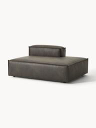 Leather Chaise Module Lennon - thumbnail 3