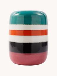 Round Handmade Side Table Striped Pill - thumbnail 5