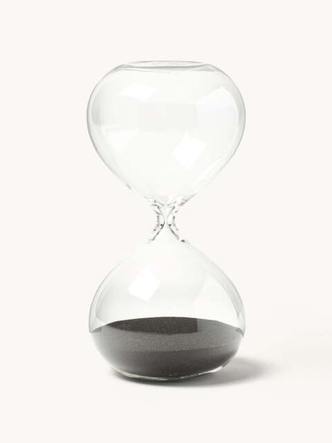 Glass Hourglass Ball, 30 Minutes - image 1