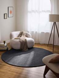 Round Hand-Tufted Wool Rug Eleni - thumbnail 6