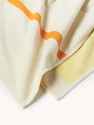 Reversible Cotton Beach Towel Combed - thumbnail 4