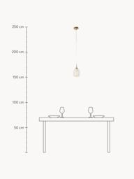 Small Sateen Glass Pendant Light Vario - thumbnail 8