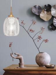 Small Sateen Glass Pendant Light Vario - thumbnail 2