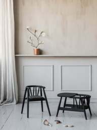 Kids Handmade Oak Wood Chair Smilla - thumbnail 4
