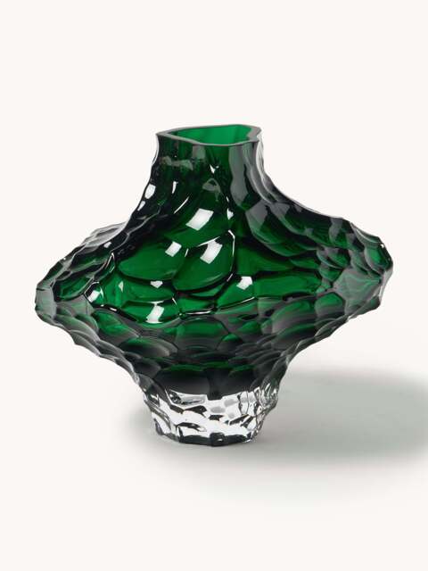 Mouth-Blown Glass Vase Canyon, H 23 cm - image 1