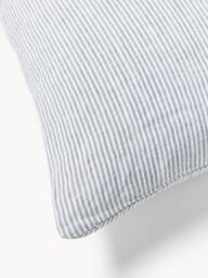 Washed Linen Duvet Cover Rinna with Fine Stripes - thumbnail 6