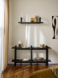 Oak Shelf Alex with Glass Shelves - thumbnail 7