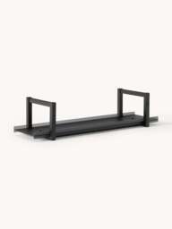 Oak Shelf Alex with Glass Shelves - thumbnail 3