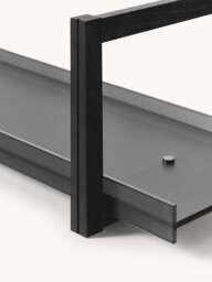 Oak Shelf Alex with Glass Shelves - thumbnail 5