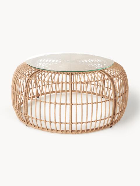Round Coffee Table Costa with Glass Top - image 1