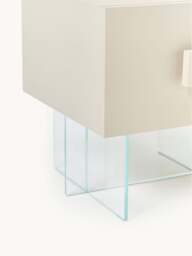 Bedside Table Kuno with Glass Legs - thumbnail 6