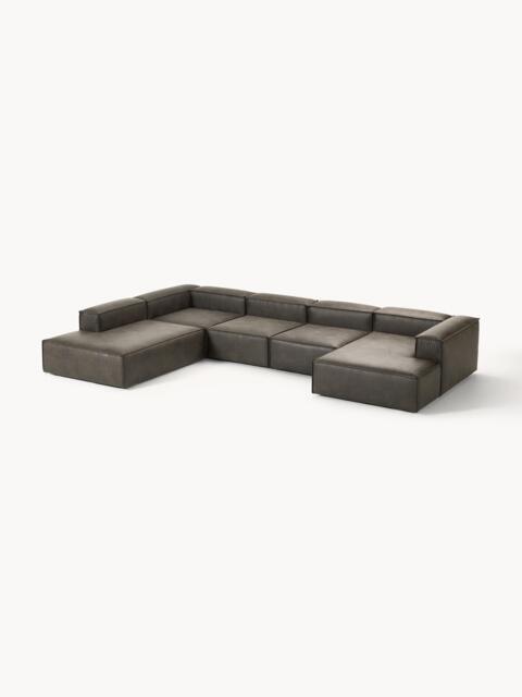 XL Leather Modular Sofa Lennon