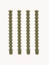 Handmade Dinner Candles Mura, Set of 4 - thumbnail 3