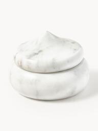 Marble Jewellery Box Meringue with Lid - thumbnail 1