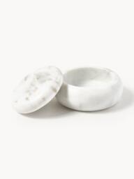 Marble Jewellery Box Meringue with Lid - thumbnail 2