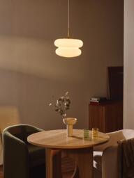 Opal Glass Pendant Light Baya - thumbnail 2