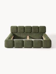 Upholstered Teddy Bouclé Bed Tayla - thumbnail 9
