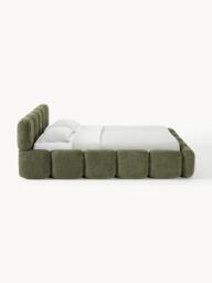 Upholstered Teddy Bouclé Bed Tayla - thumbnail 4