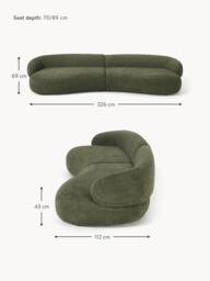 Teddy Bouclé Sofa Alba (4-seater) - thumbnail 7