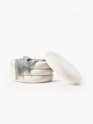 XL Velvet Stool Alto with Storage Space - thumbnail 3