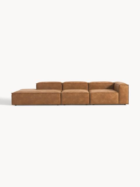 XL Modular Leather Chaise Lennon - image 1