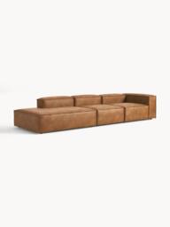 XL Modular Leather Chaise Lennon - thumbnail 3